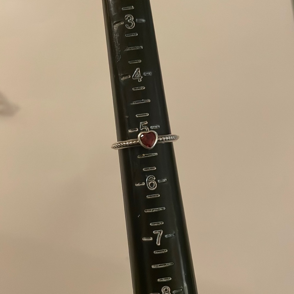 Pandora Red Heart Ring